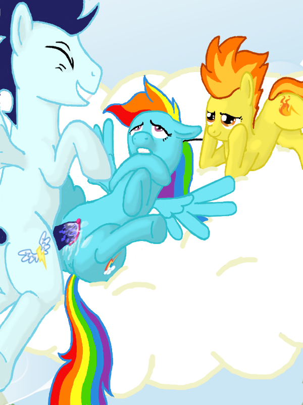 Rule34 – If it exists, there is porn of it / xanthordragon, rainbow dash (mlp), soarin, spitfire / 120666