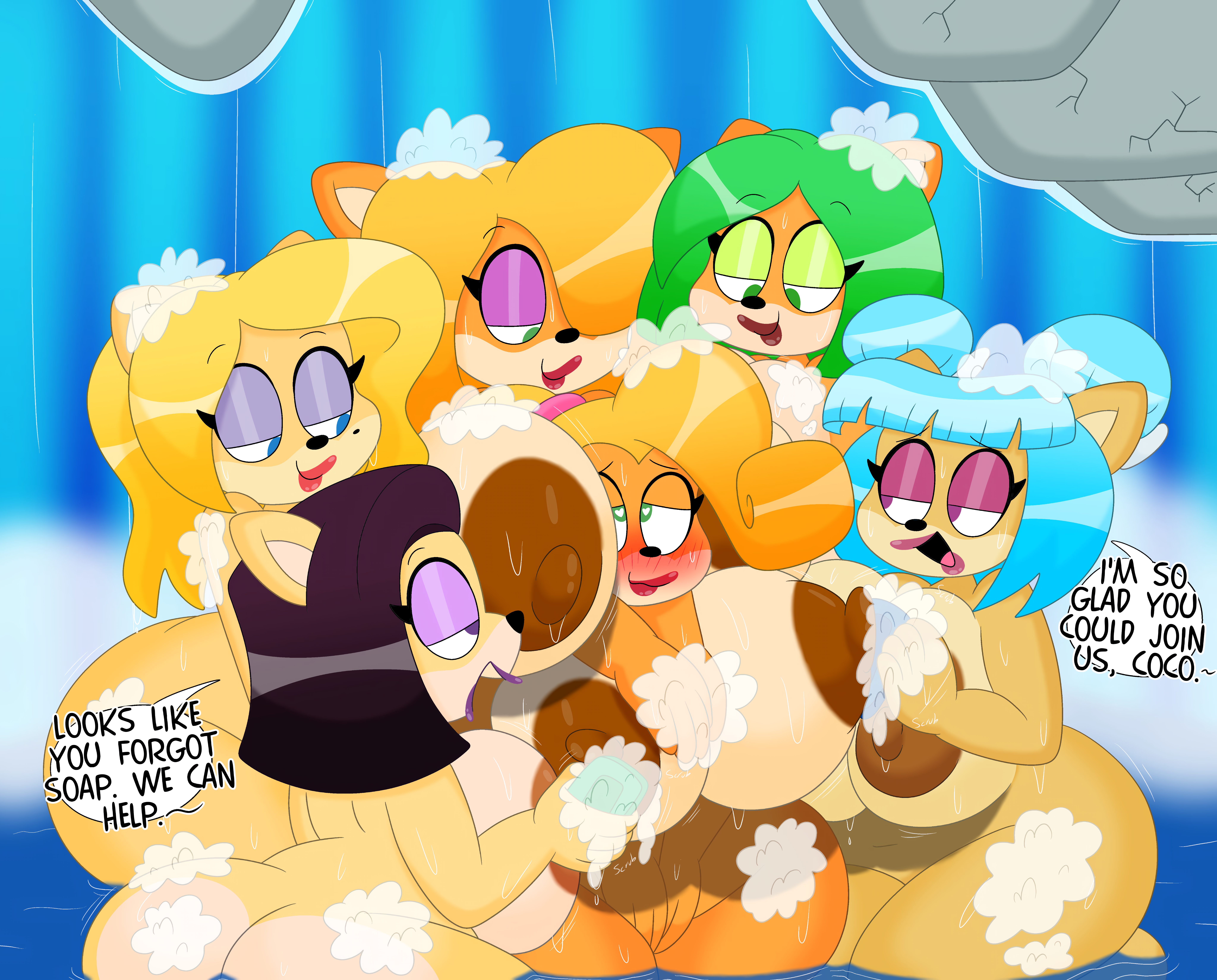 Rule34 – If it exists, there is porn of it / 3barts, ami bandicoot, coco bandicoot, isabella bandicoot, liz bandicoot, megumi bandicoot, tawna bandicoot / 8656898