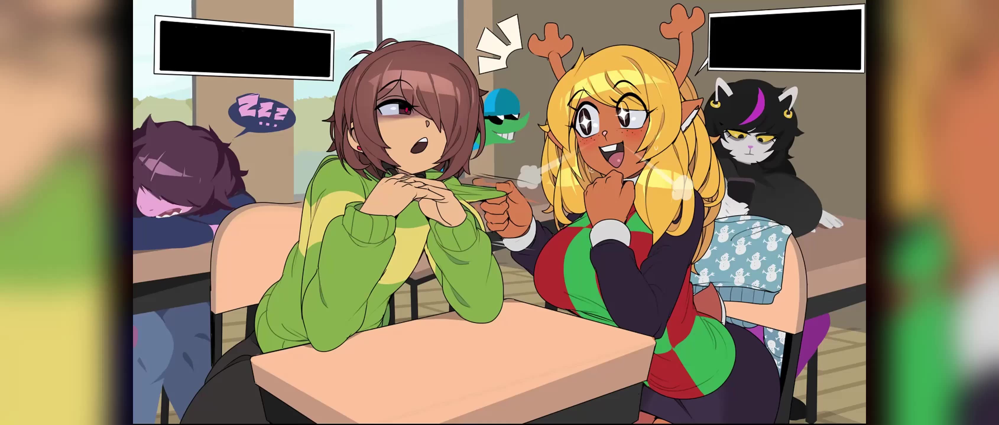 Rule34 – If it exists, there is porn of it / captain kirb, catti (deltarune), jockington (deltarune), kris (deltarune), noelle holiday, susie (deltarune) / 8656918