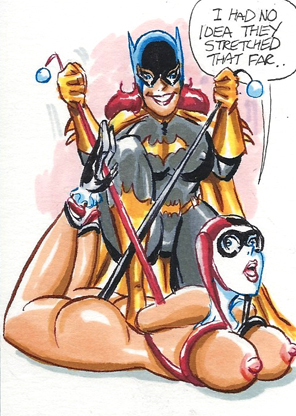 Rule34 – If it exists, there is porn of it / joe gravel, barbara gordon, batgirl, harley quinn / 120966