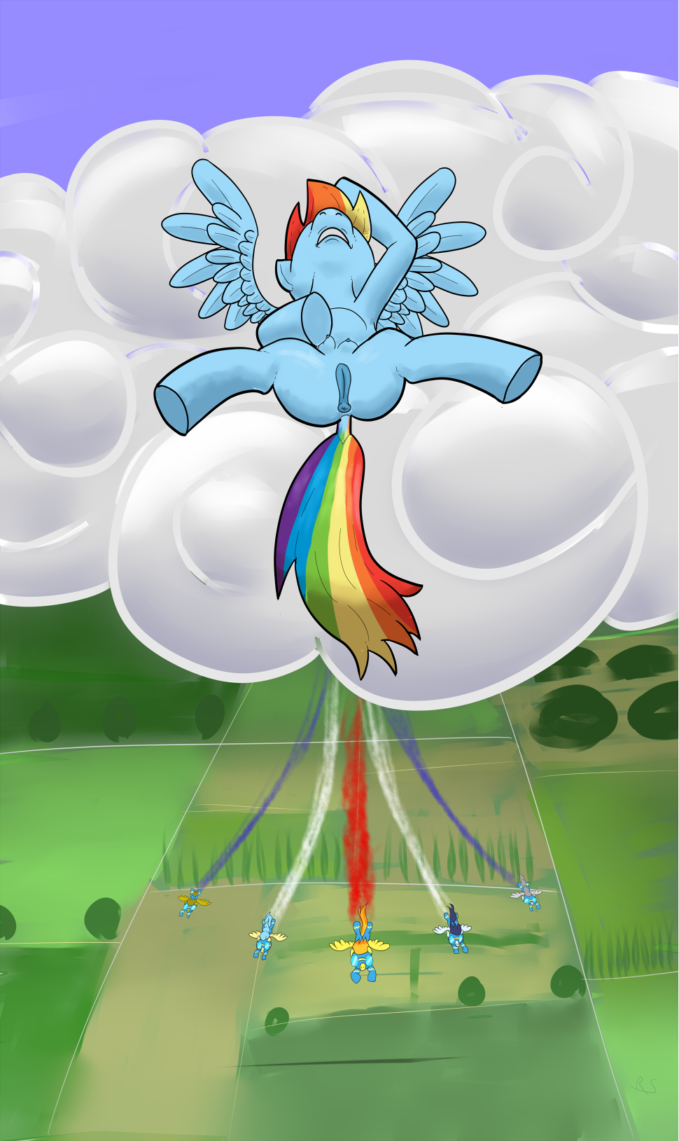 Rule34 – If it exists, there is porn of it / ragingsemi, rainbow dash (mlp), soarin, soarin (mlp), spitfire, spitfire (mlp), wonderbolts (mlp) / 121761