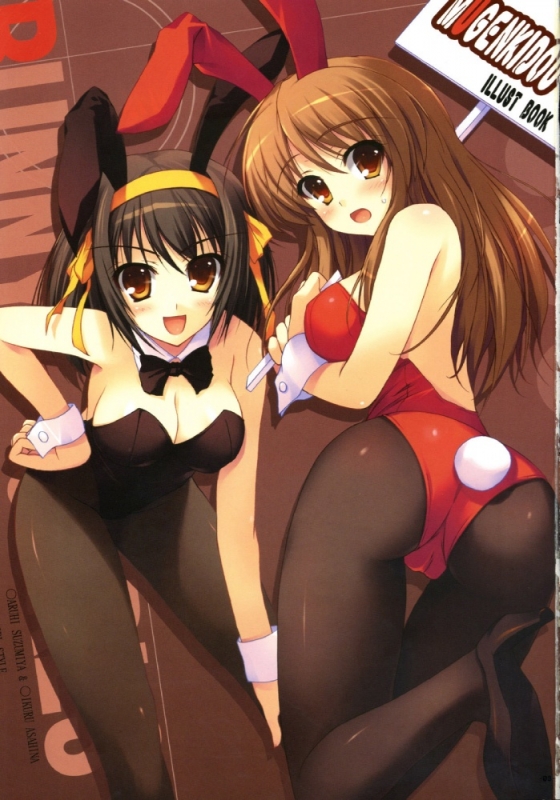 asahina mikuru, suzumiya haruhi, suzumiya haruhi no yuuutsu, tagme, 00s, animal ears, playboy bunny