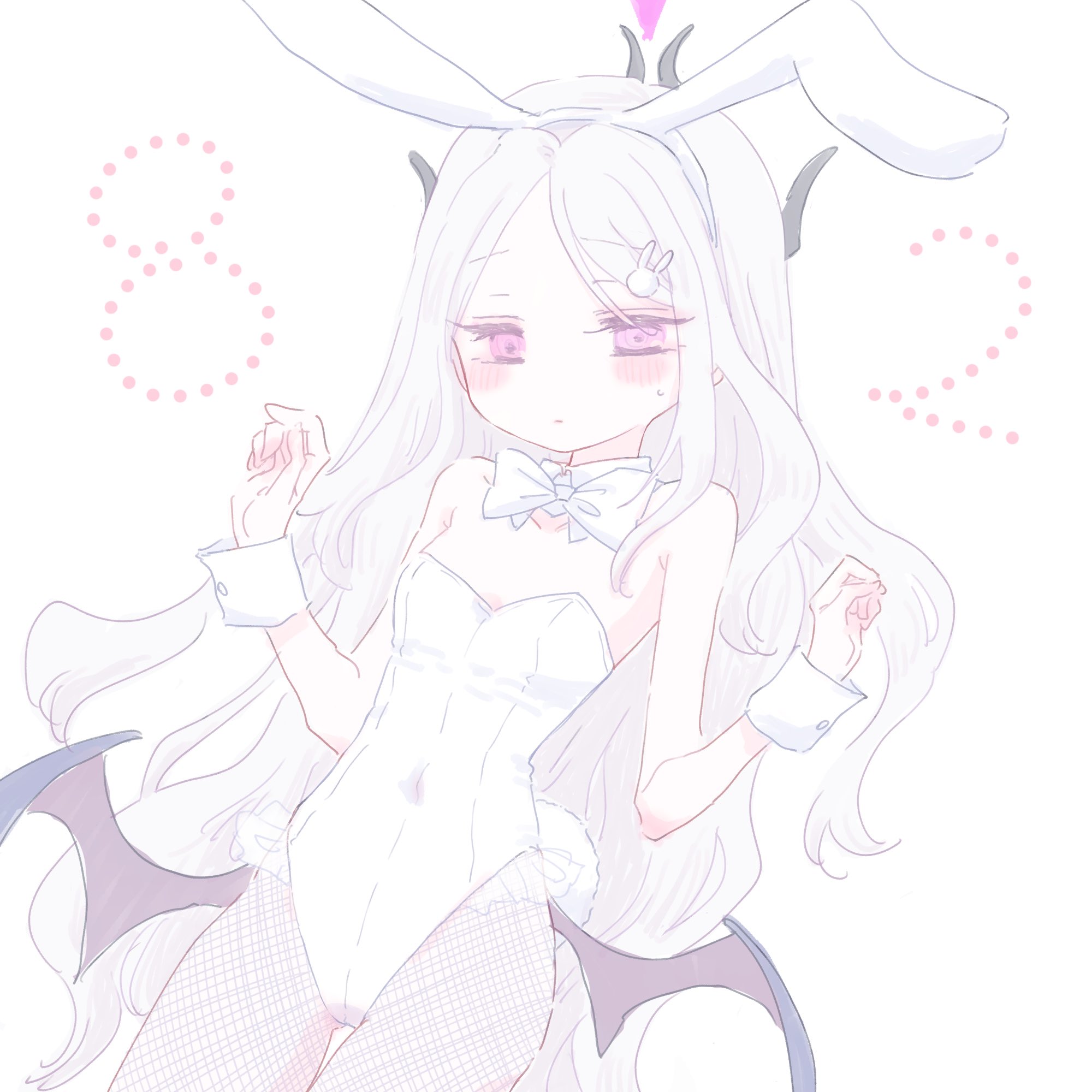takahisayuki, hina (blue archive), blue archive, highres, 1girl, ahoge, blush, breasts, demon girl, demon horns, demon wings, halo, horns, long hair, low wings, purple eyes, small breasts, solo, wings