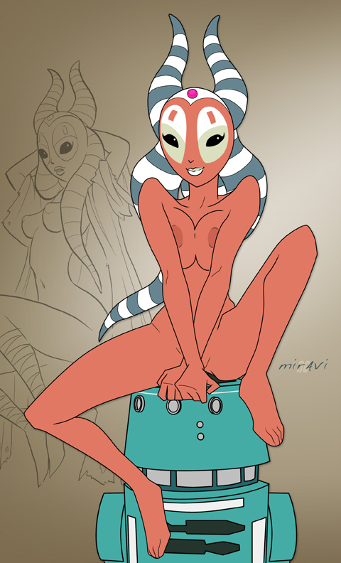 Rule34 – If it exists, there is porn of it / miravi, astromech droid, jedi, jedi master, shaak ti, togruta / 122990