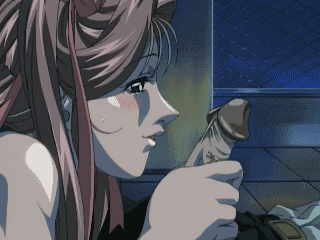 toudou yuki, yoshitani (bible black), bible black, shin bible black, animated, animated gif, anime screenshot, lowres, 00s, 1girl, blush, brown hair, fellatio, hair ribbon, licking, oral, penis, qvga, ribbon, sex, short twintails, solo focus, twintails, uncensored