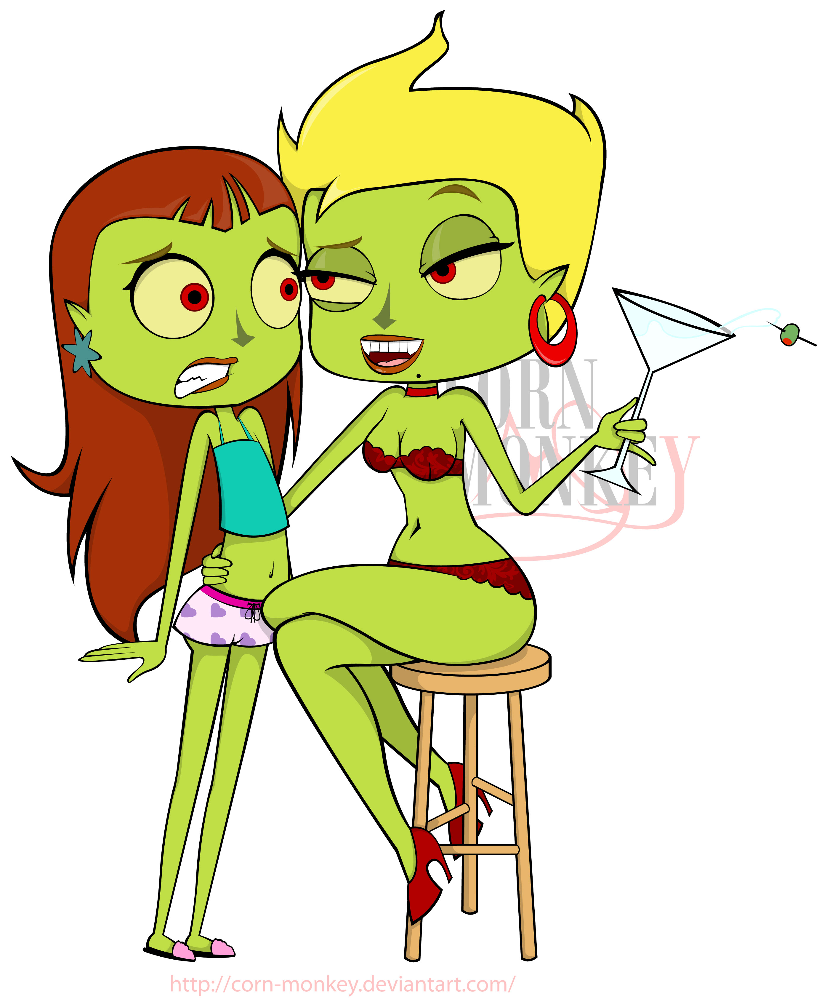 Rule34 – If it exists, there is porn of it / corn monkey, mandy hellman, tina hellman / 124116