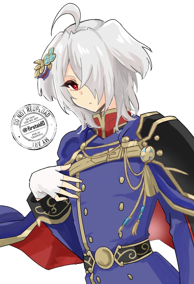 yukia (firstaid0), fire emblem, fire emblem shadows, nintendo, 1girl, animal ears, crossdressing, crossdressing (ftm), dog ears, dog girl, kurt (fire emblem), looking at viewer, red eyes, reverse trap, skinny