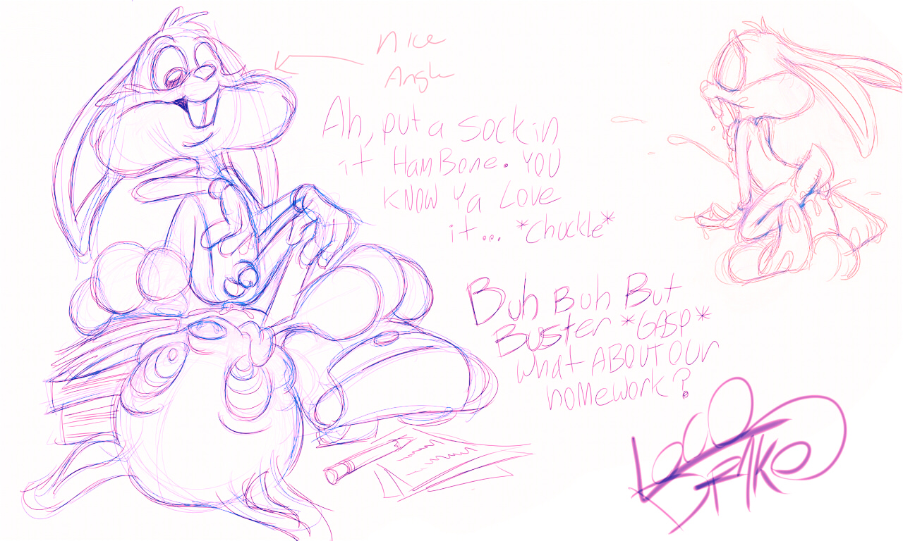 Rule34 – If it exists, there is porn of it / looqdrake, buster bunny, hamton j pig / 124194
