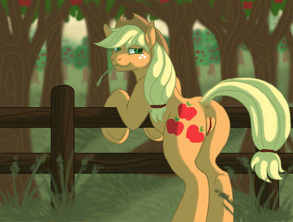 Rule34 – If it exists, there is porn of it / fogg, applejack (mlp) / 124586