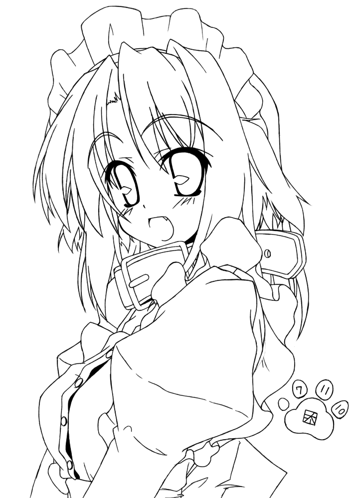 otamon, original, tagme, animal ears, dog ears, greyscale, monochrome, solo