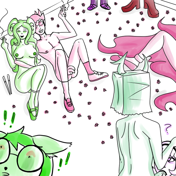 Rule34 – If it exists, there is porn of it / anonymous, eridan ampora, jadesprite, kanaya maryam, lord english, march!eridan, rose lalonde, snax, sollux captor, the handmaid / 124635