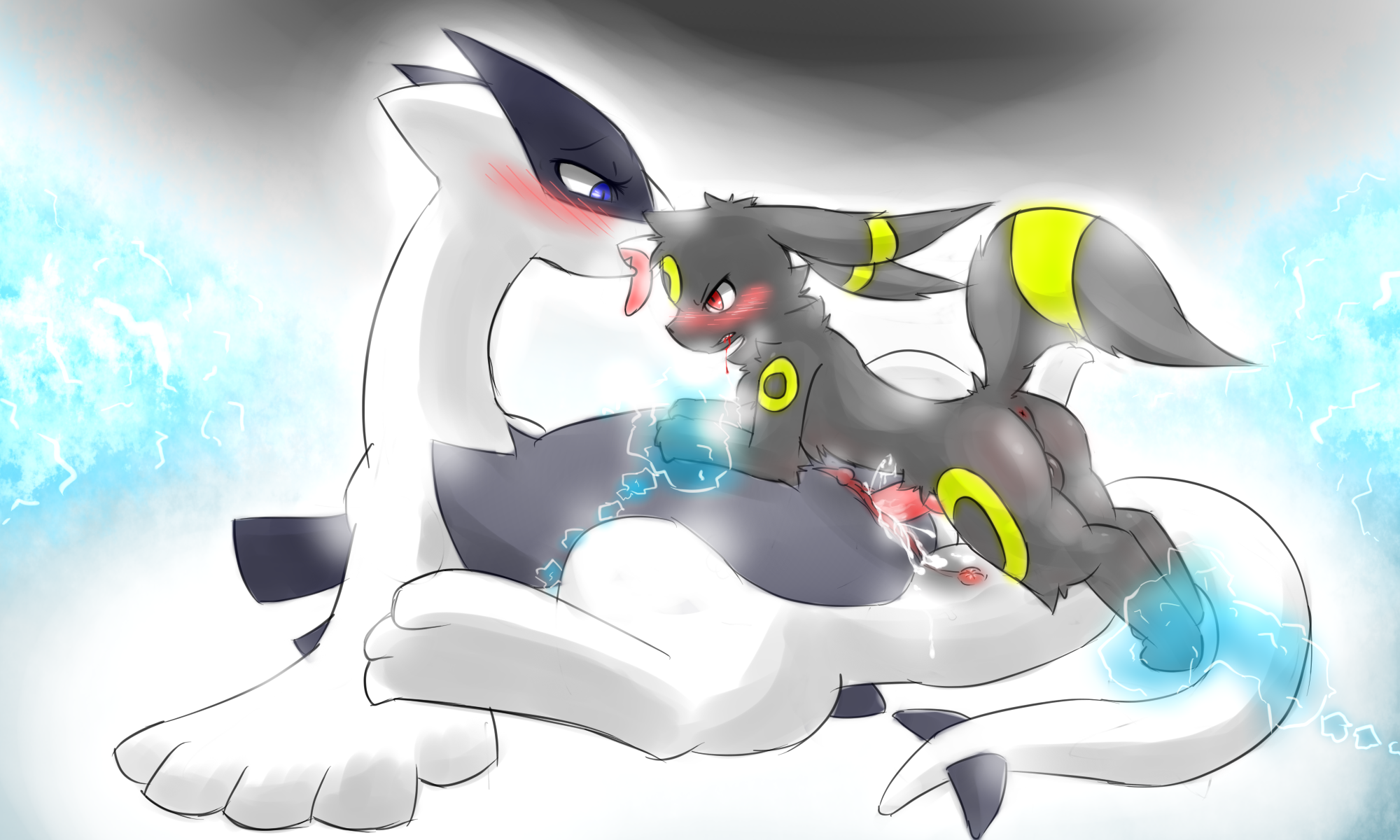 Rule34 – If it exists, there is porn of it / lugia, umbreon / 125187