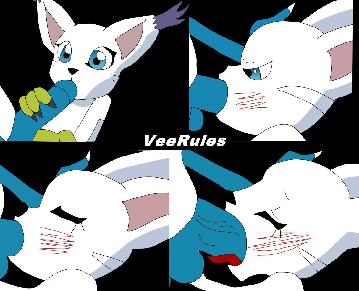 Rule34 – If it exists, there is porn of it / gatomon, veemon / 125540