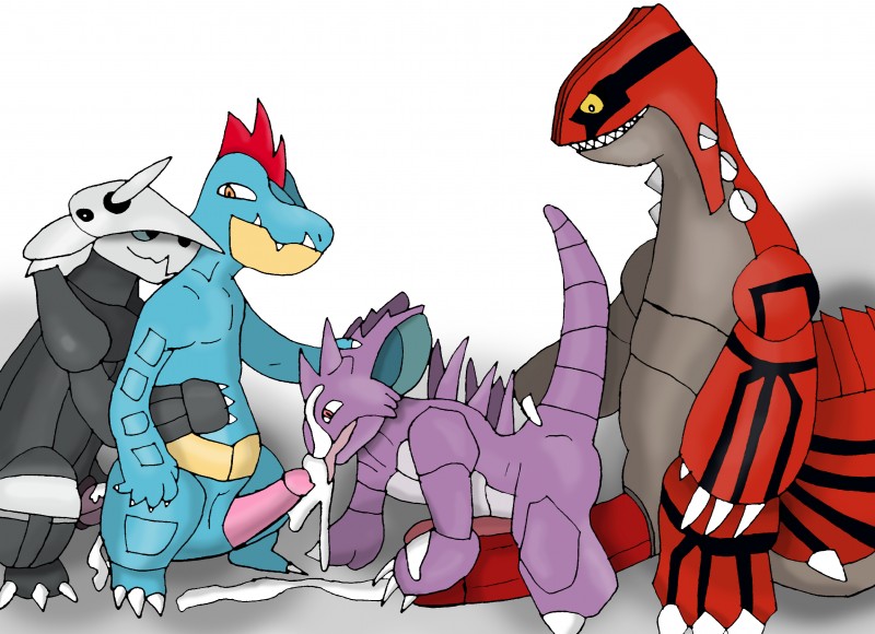 Rule34 – If it exists, there is porn of it / aggron, feraligatr, groudon, nidoking / 125846