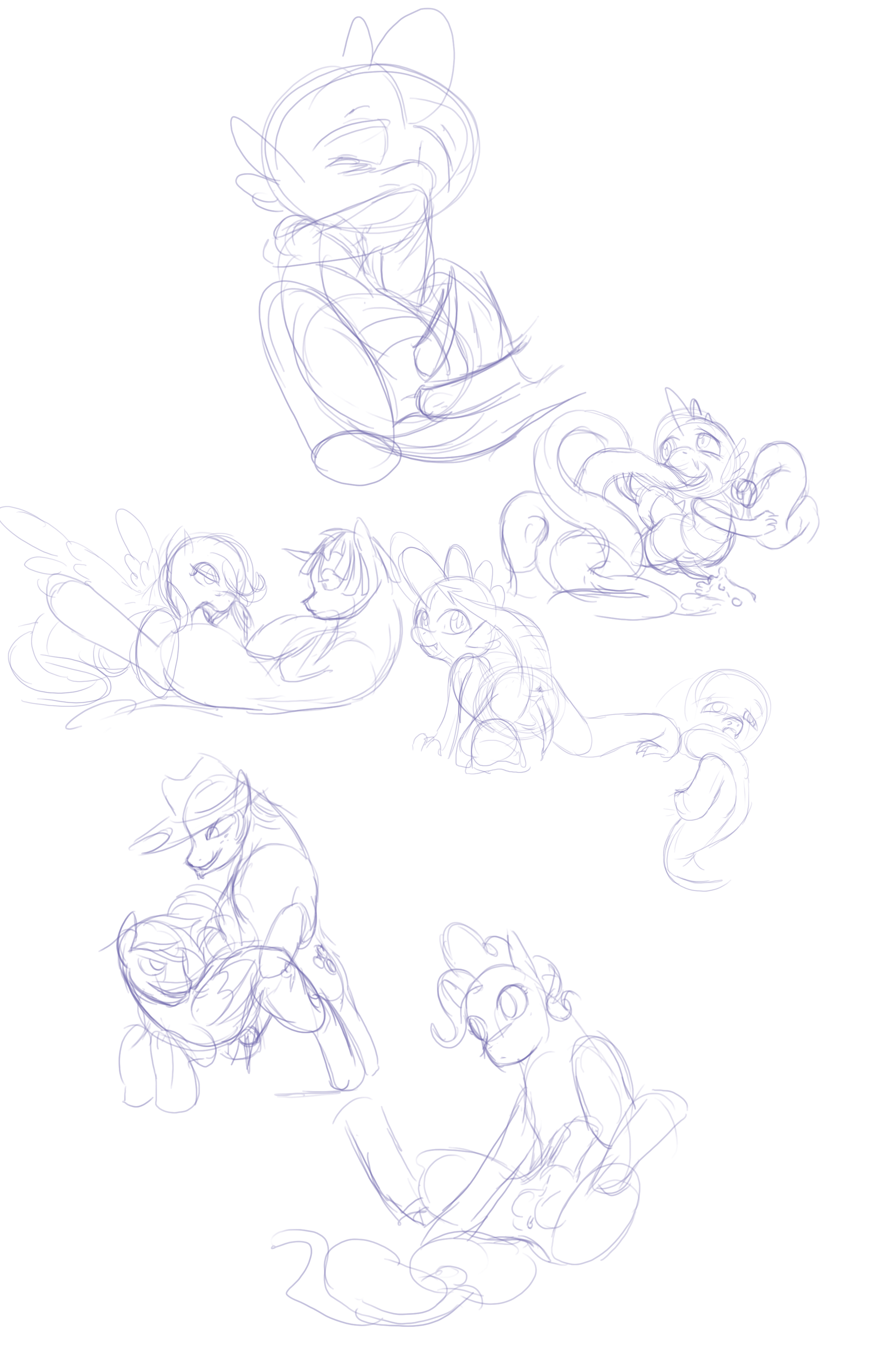 Rule34 – If it exists, there is porn of it / applejack (mlp), fluttershy (mlp), pinkie pie (mlp), rainbow dash (mlp), twilight sparkle (mlp) / 126595