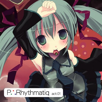 shiro (octet), hatsune miku, shiro, vocaloid, jpeg artifacts, lowres, food, fruit, green eyes, green hair, mouth hold, necktie, solo, strawberry
