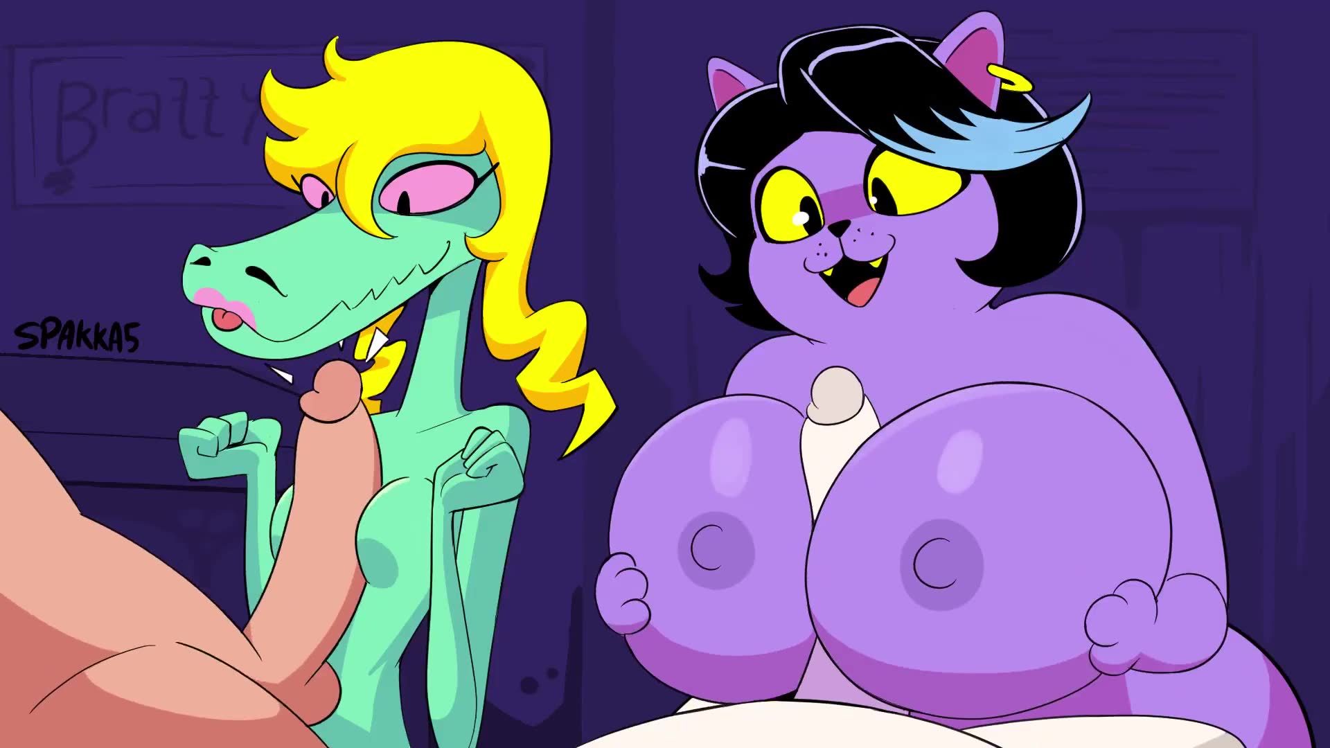 Rule34 – If it exists, there is porn of it / bratty (undertale), catty (undertale) / 8658088