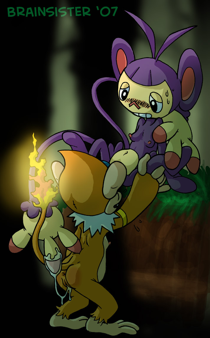 Rule34 – If it exists, there is porn of it / ambipom, monferno / 127298