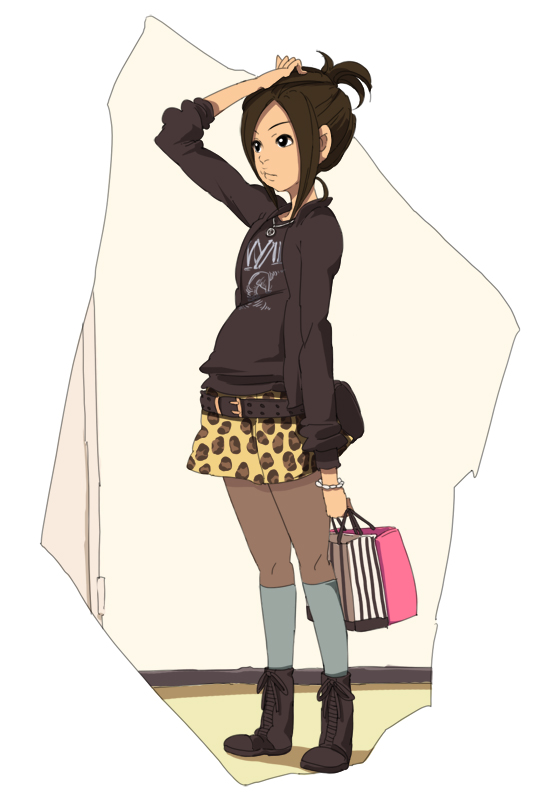 yupii, original, tagme, boots, pantyhose, skirt, solo