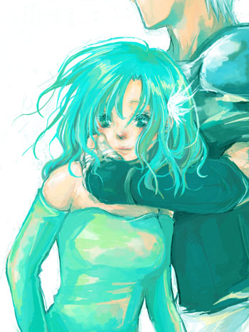 rydia (adult) (ff4), rydia (ff4), tina branford, final fantasy, final fantasy iv, final fantasy vi, lowres, 1990s (style), 1girl, aged up, green hair, retro artstyle, solo focus