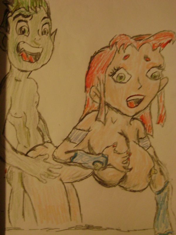 Rule34 – If it exists, there is porn of it / beast boy, starfire / 128242