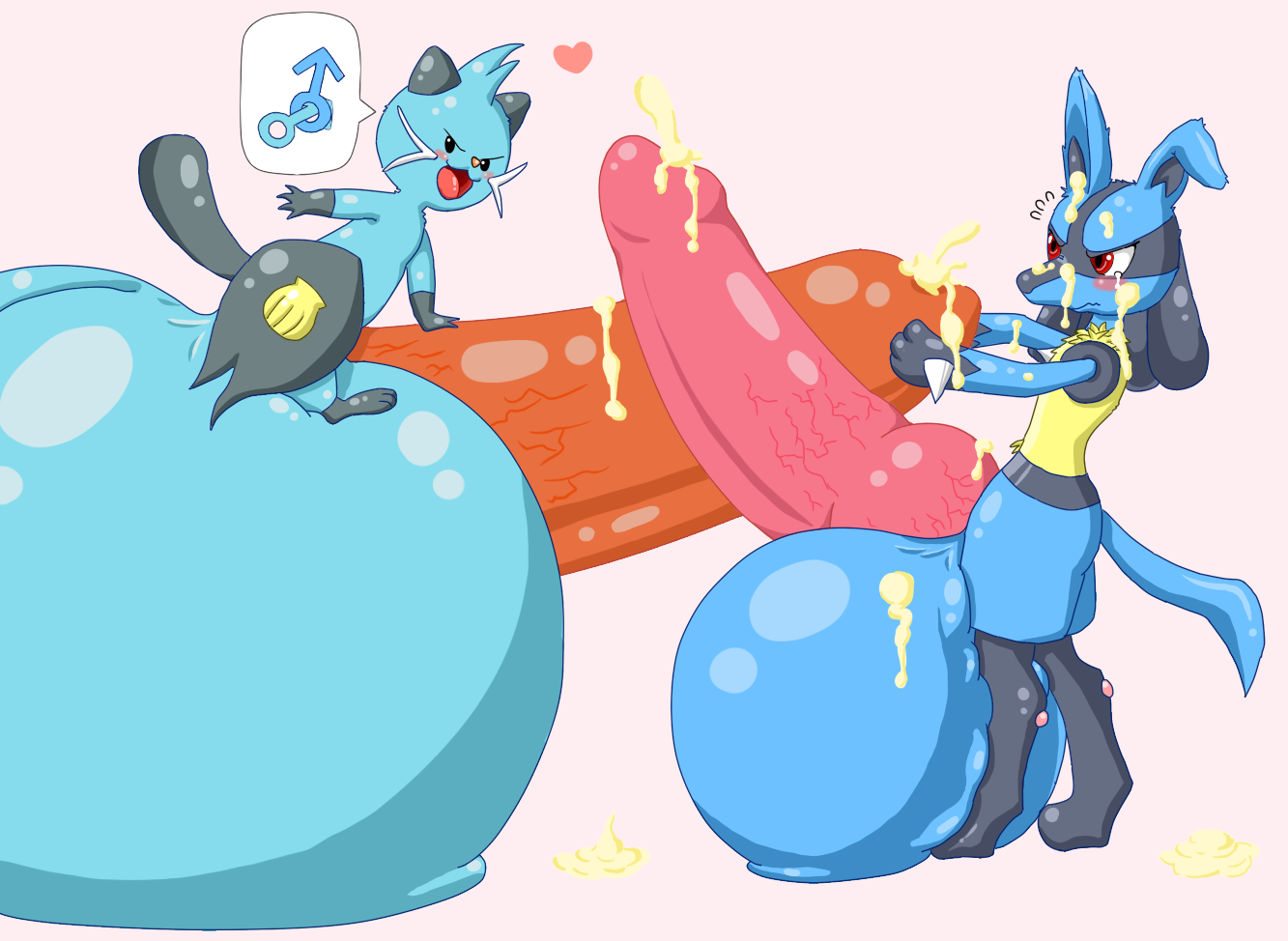 Rule34 – If it exists, there is porn of it / dewott, lucario / 128319