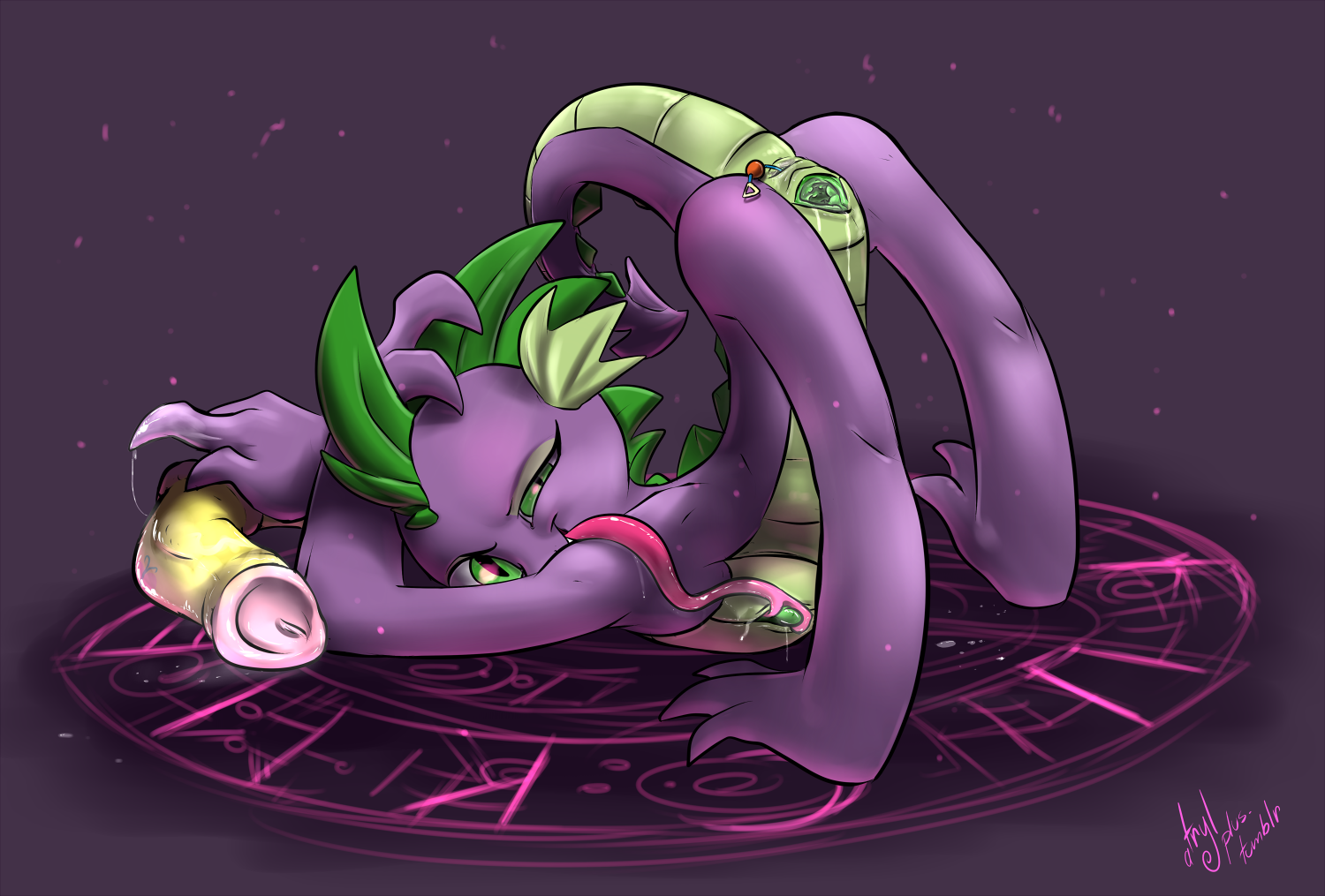 Rule34 – If it exists, there is porn of it / atryl, barb (mlp), spike (mlp) / 128480