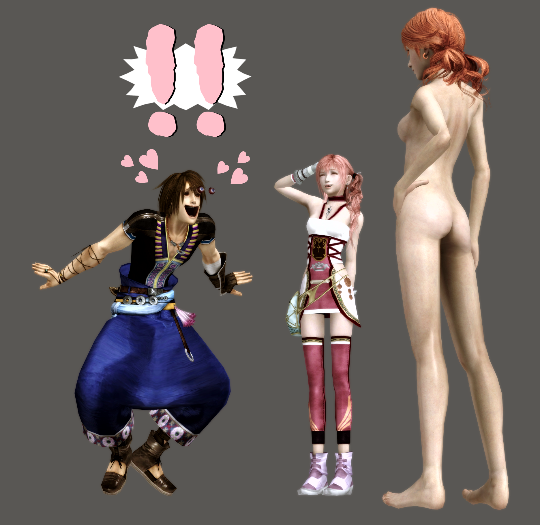 Rule34 – If it exists, there is porn of it / noel kreiss, oerba dia vanille, serah farron / 128664