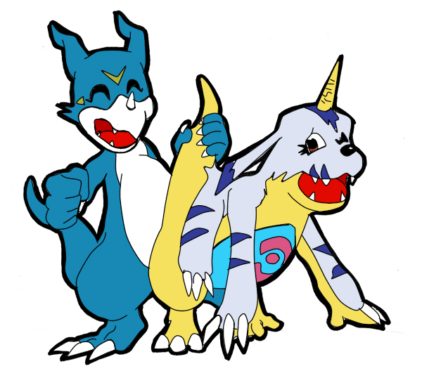 Rule34 – If it exists, there is porn of it / gabumon, veemon / 129227