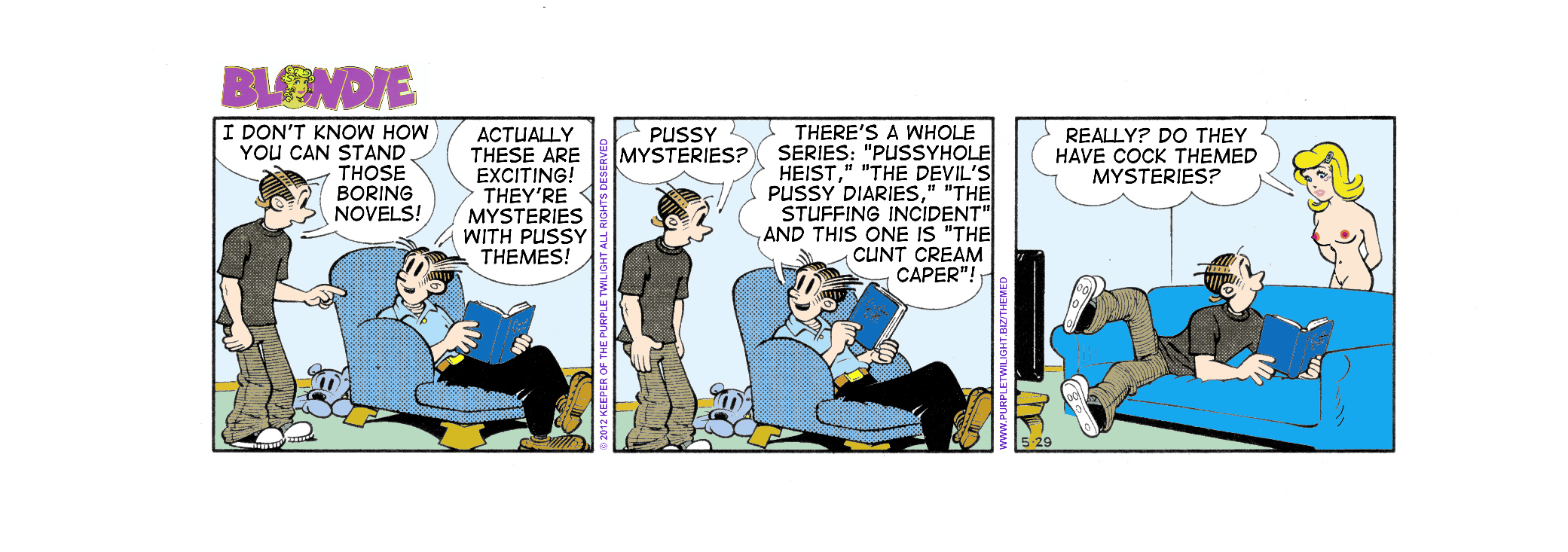 Rule34 – If it exists, there is porn of it / alexander bumstead, cookie bumstead, dagwood bumstead / 129365