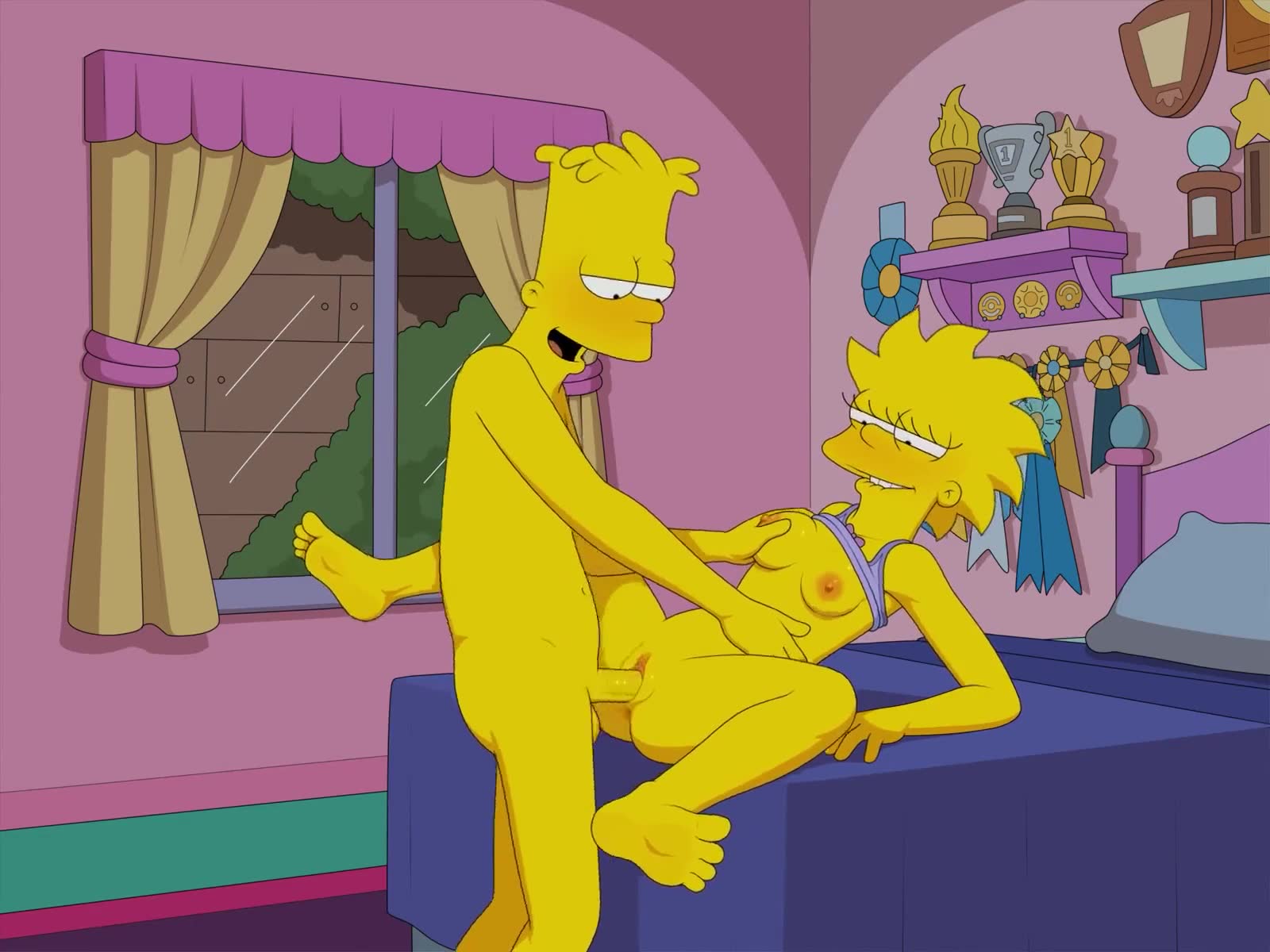 Rule34 – If it exists, there is porn of it / bart simpson, lisa simpson / 8658346