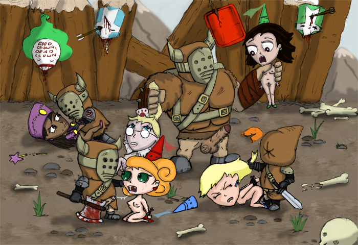 Rule34 – If it exists, there is porn of it / mrak, blue knight, blue princess (castle crashers), green knight, green princess, red princess, sorceress (castle crashers), tricky the clown, veterinarian (castle crashers) / 129465