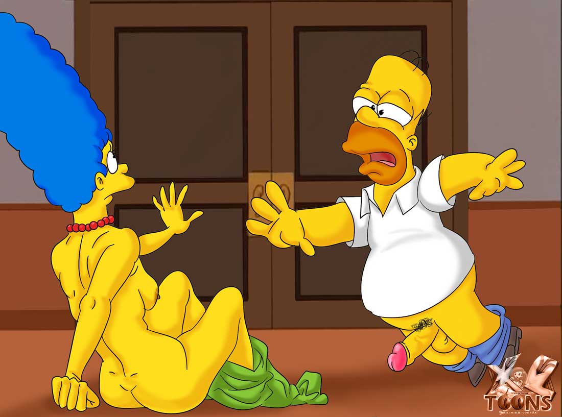 Rule34 – If it exists, there is porn of it / xl-toons, homer simpson, marge simpson / 129583