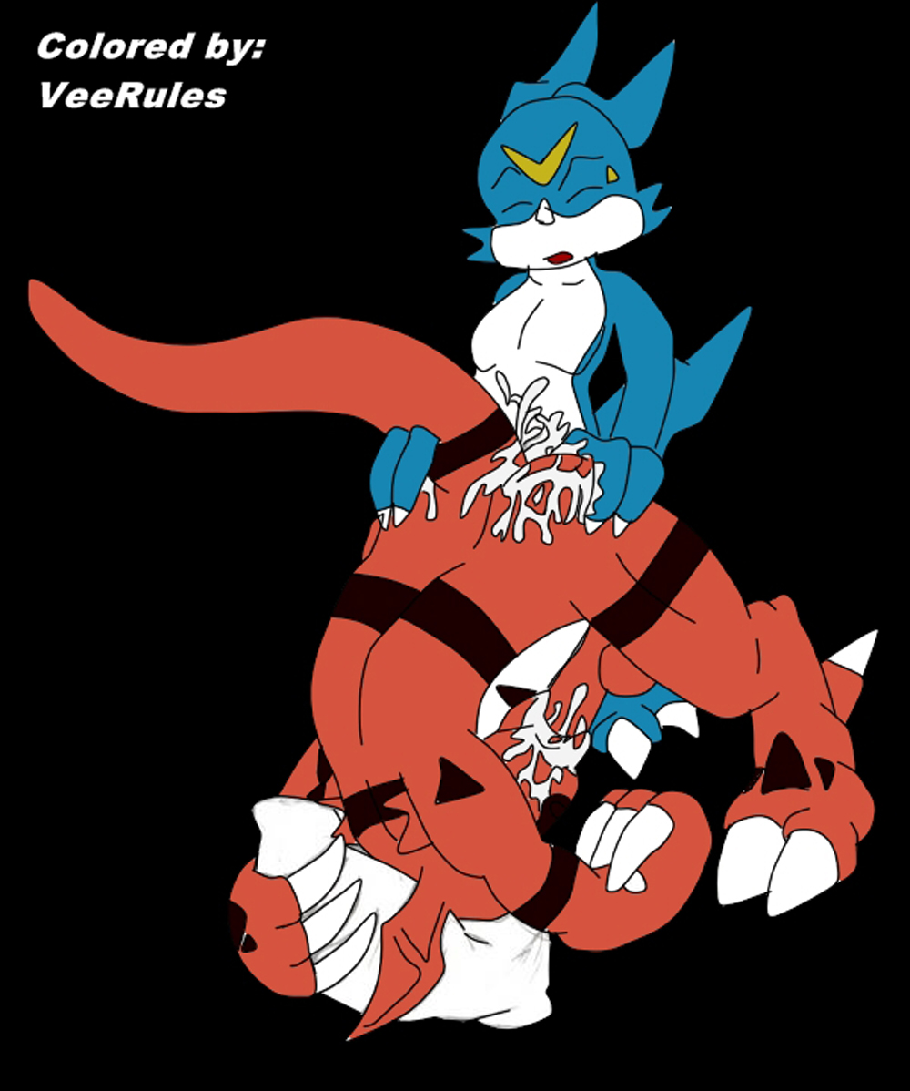 Rule34 – If it exists, there is porn of it / guilmon, veemon / 130002