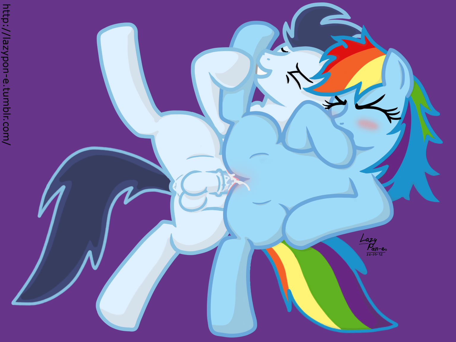 Rule34 – If it exists, there is porn of it / rainbow dash (mlp), soarin / 130047