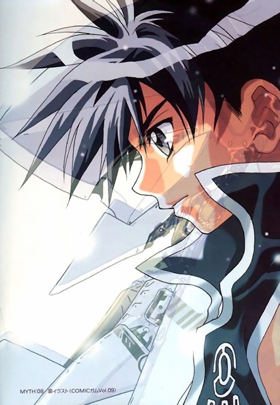 sugisaki yukiru, yukiru sugisaki, zero enna, megami kouhosei, uniform, 1boy, male focus, mecha, robot, solo