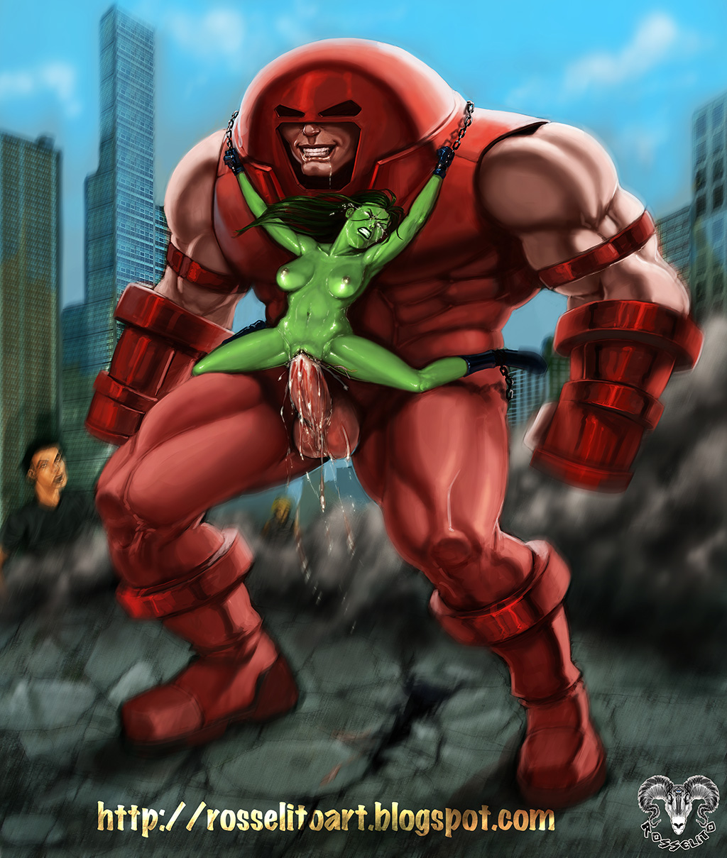 Rule34 – If it exists, there is porn of it / rosselito, cain marko, jennifer walters, juggernaut, she-hulk / 130627