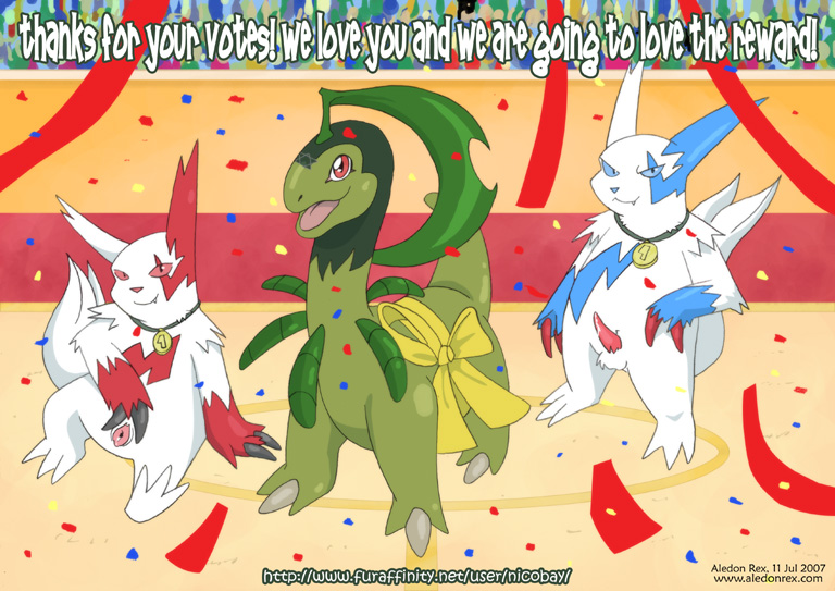 Rule34 – If it exists, there is porn of it / aledon rex, bayleef, zangoose / 131380