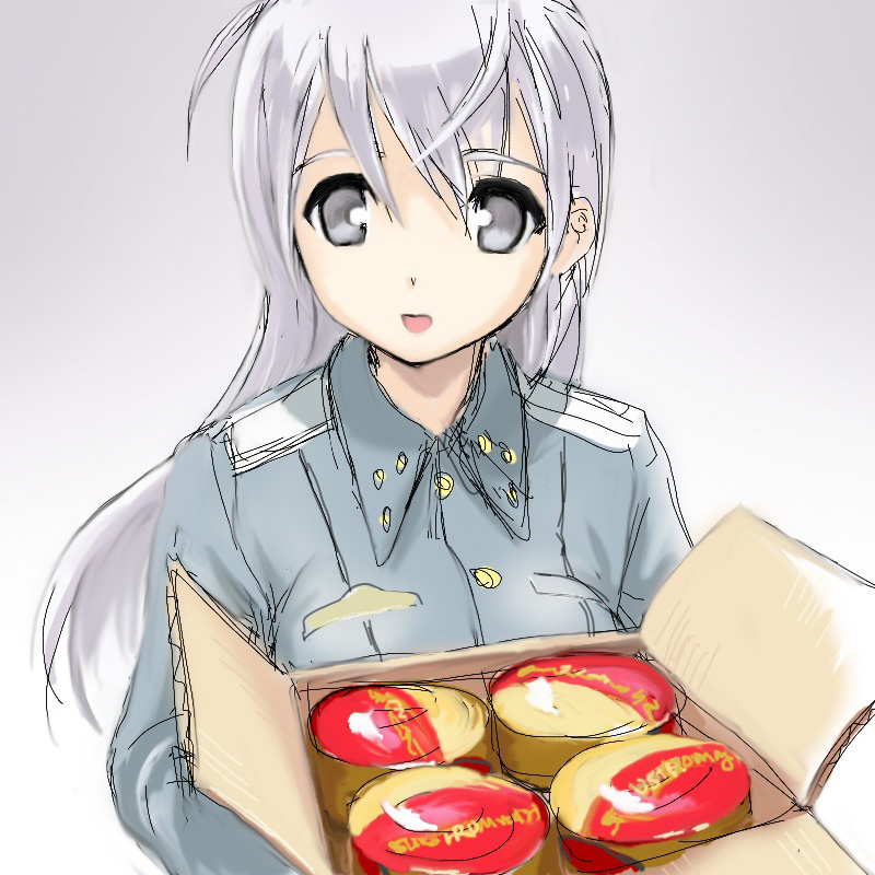 eila ilmatar juutilainen, strike witches, world witches series, 00s, 1girl, female focus, military, military uniform, oekaki, solo