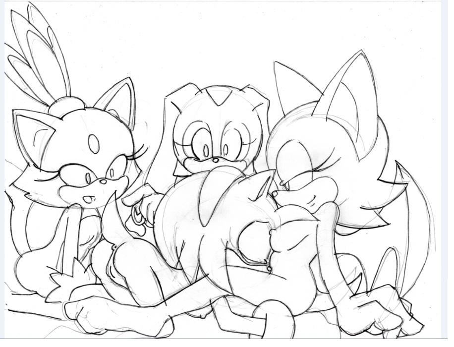 Rule34 – If it exists, there is porn of it / amy rose, blaze the cat, cream the rabbit, rouge the bat / 131457