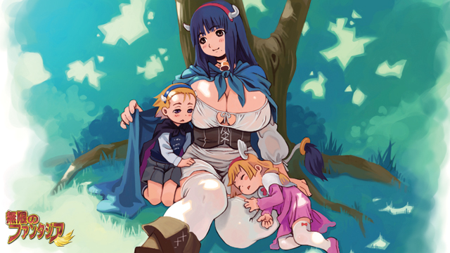 ryoji (nomura ryouji), white legwear, 3girls, boots, breasts, cleavage, dappled sunlight, huge breasts, leggings, mature female, multiple girls, outdoors, sitting, sunlight, thighhighs