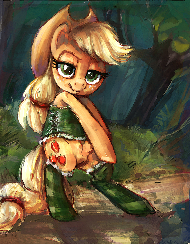 Rule34 – If it exists, there is porn of it / bcs, applejack (mlp) / 132276
