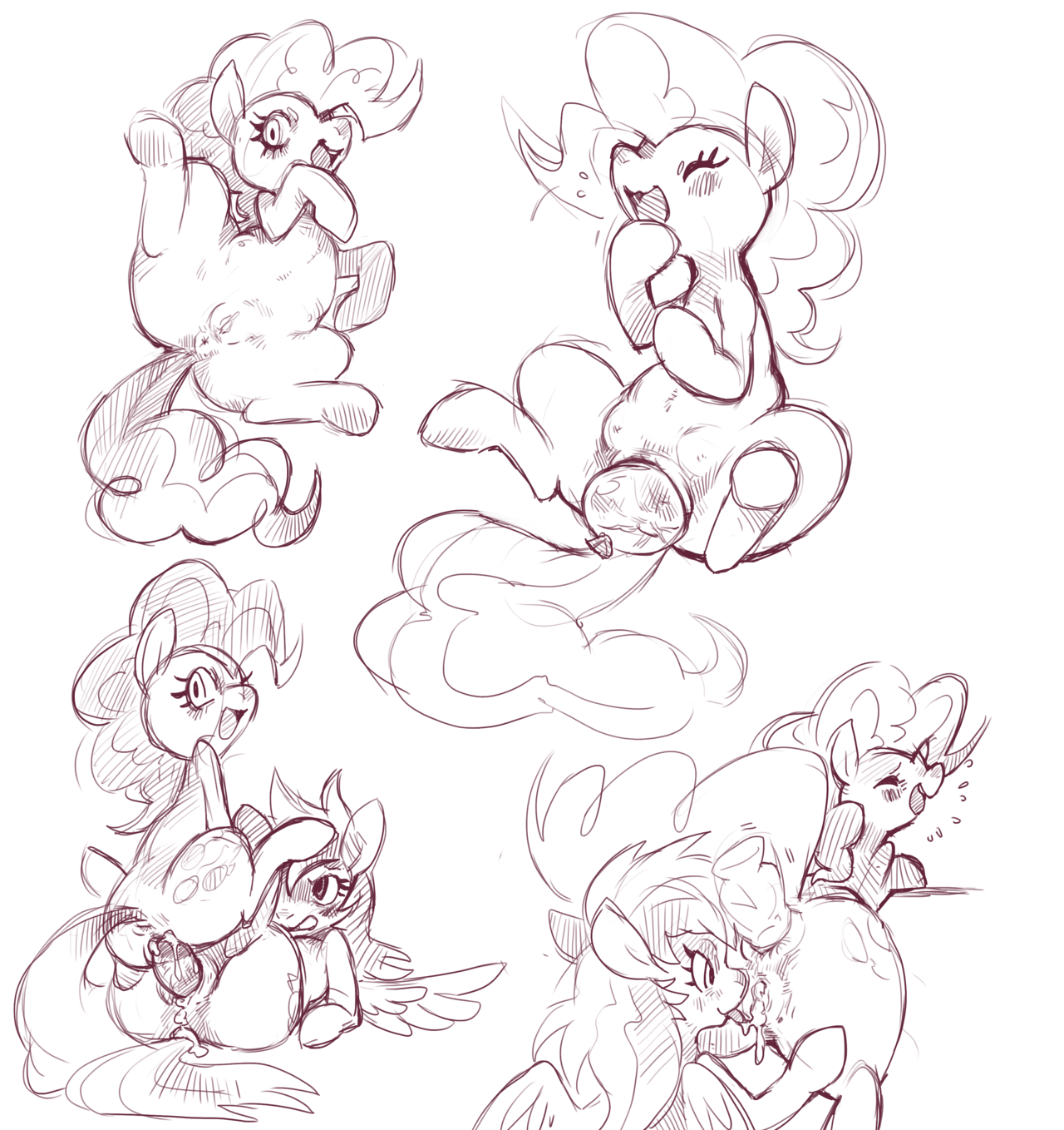 Rule34 – If it exists, there is porn of it / pinkie pie (mlp), rainbow dash (mlp) / 132500