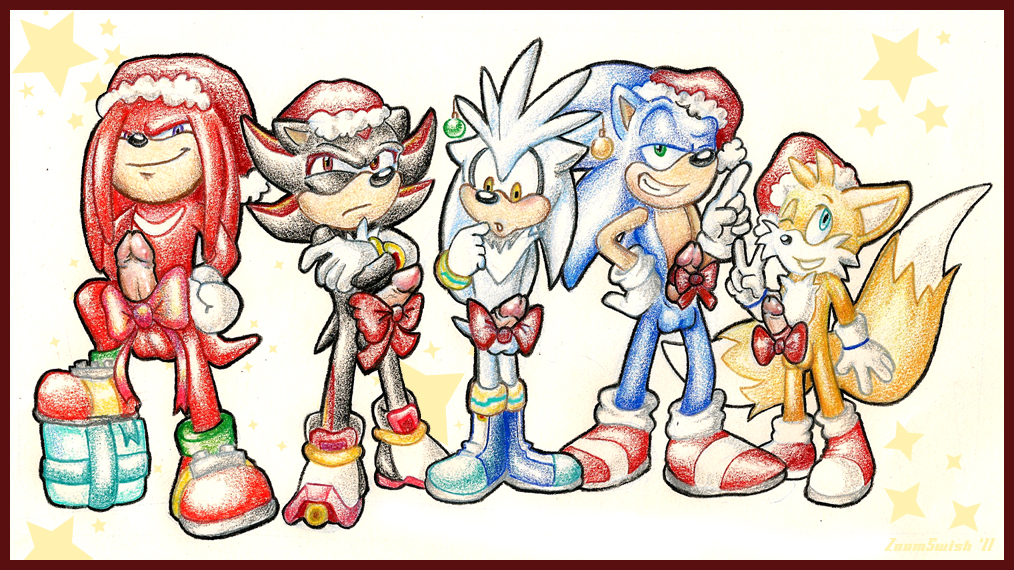 Rule34 – If it exists, there is porn of it / zoomswish, knuckles the echidna, shadow the hedgehog, silver the hedgehog, sonic the hedgehog, tails / 132599