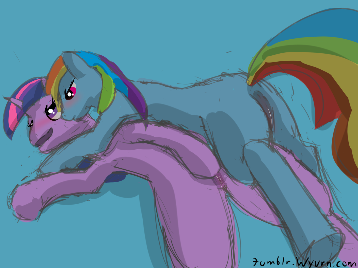 Rule34 – If it exists, there is porn of it / rainbow dash (mlp), twilight sparkle (mlp) / 132613