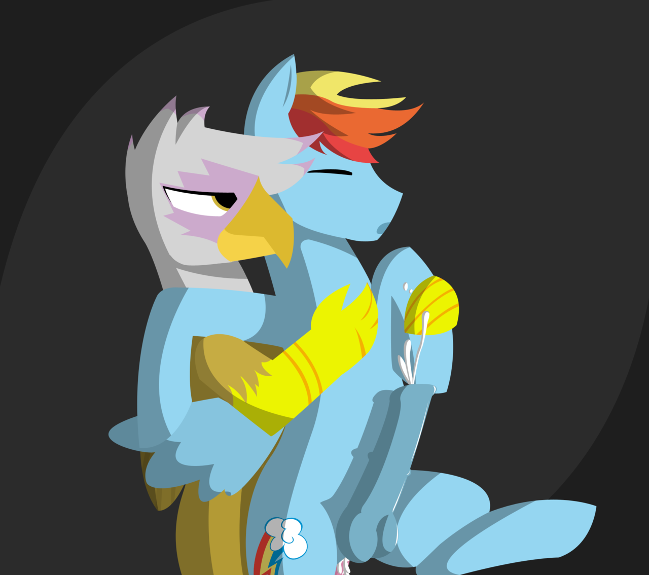 Rule34 – If it exists, there is porn of it / sawsta, gilda, rainbow dash (mlp) / 132671