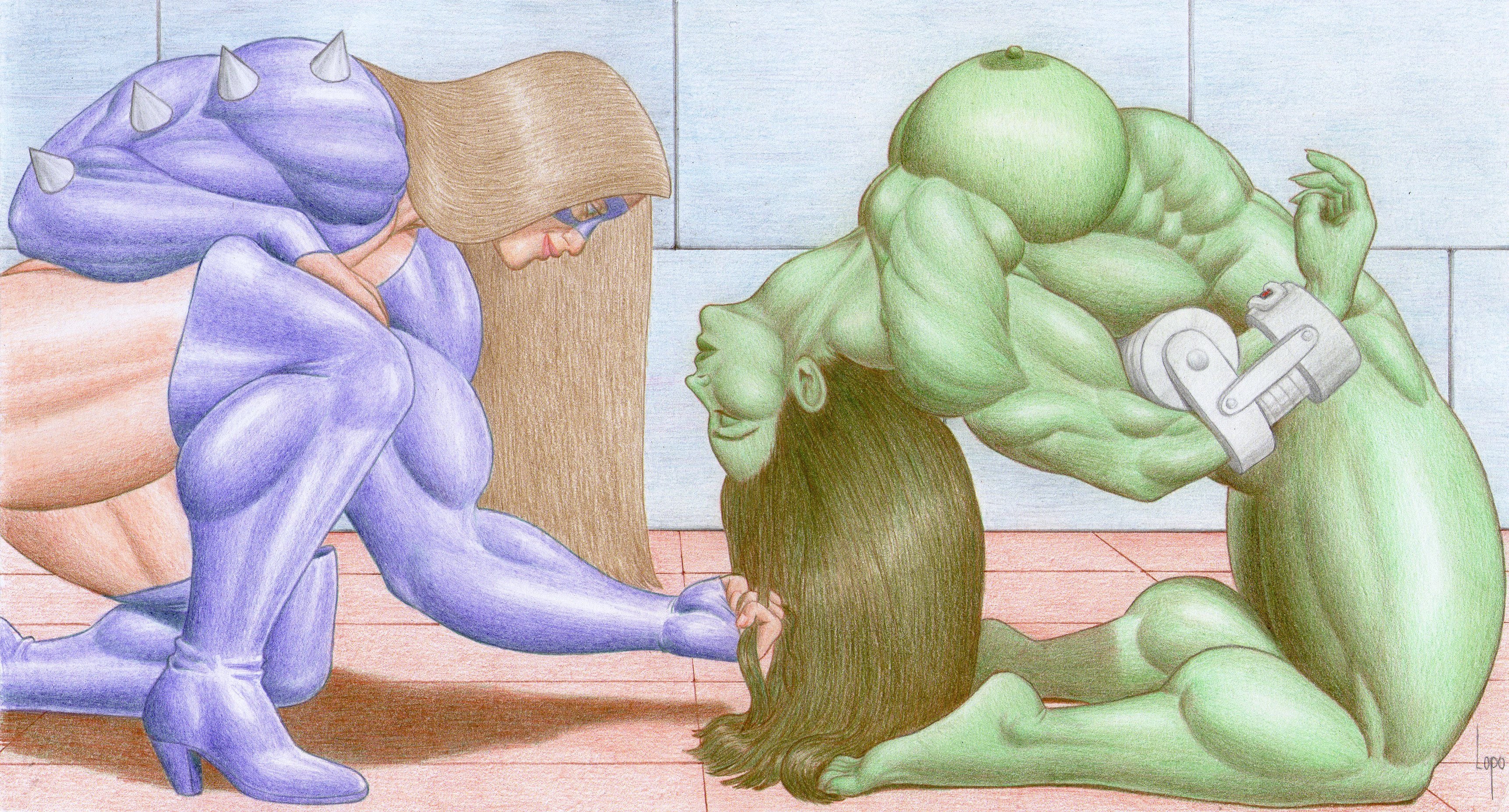Rule34 – If it exists, there is porn of it / hqadd, mary macpherran, she-hulk, titania(marvel) / 132794
