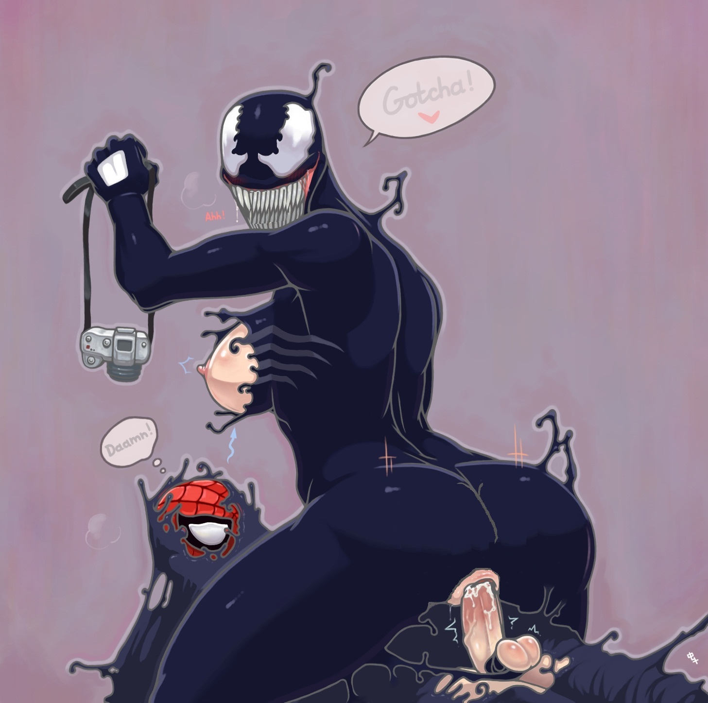 Rule34 – If it exists, there is porn of it / fugasvbashnyu, mary jane watson, peter parker, she-venom, spider-man / 133011