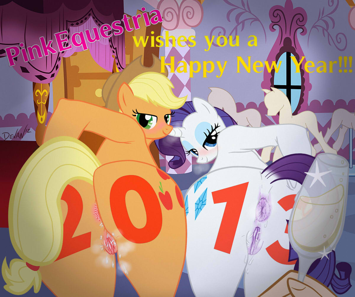 Rule34 – If it exists, there is porn of it / pinkequestria, applejack (mlp), rarity (mlp) / 133220