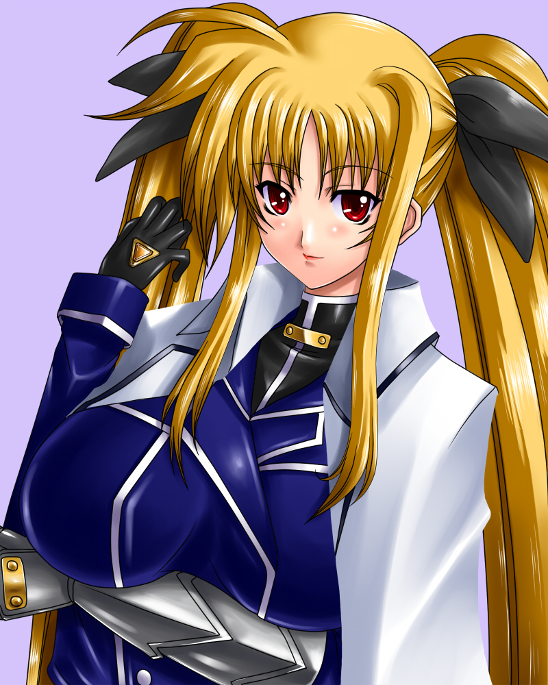 gao (artist), gao (naodayo), fate testarossa, fate testarossa (impulse form), lyrical nanoha, mahou shoujo lyrical nanoha, mahou shoujo lyrical nanoha strikers, 00s, blonde hair, long hair, solo, twintails